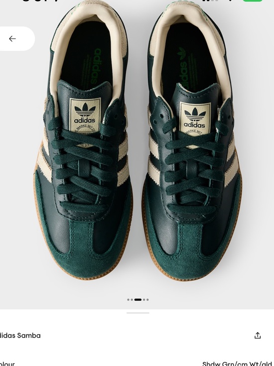 adidas Shoes - adidas Samba OG Sneakers - Dark Green / White / Gum